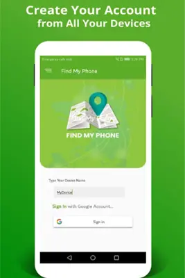 Find My Phone android App screenshot 1